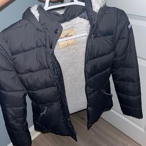 Hollister Fur lined Puffer Jacket